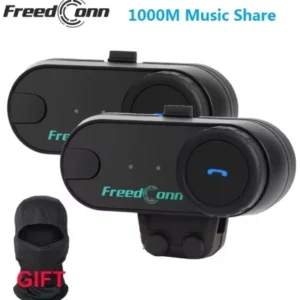 FreedConn-intercomunicador TCOM VB para casco de motocicleta