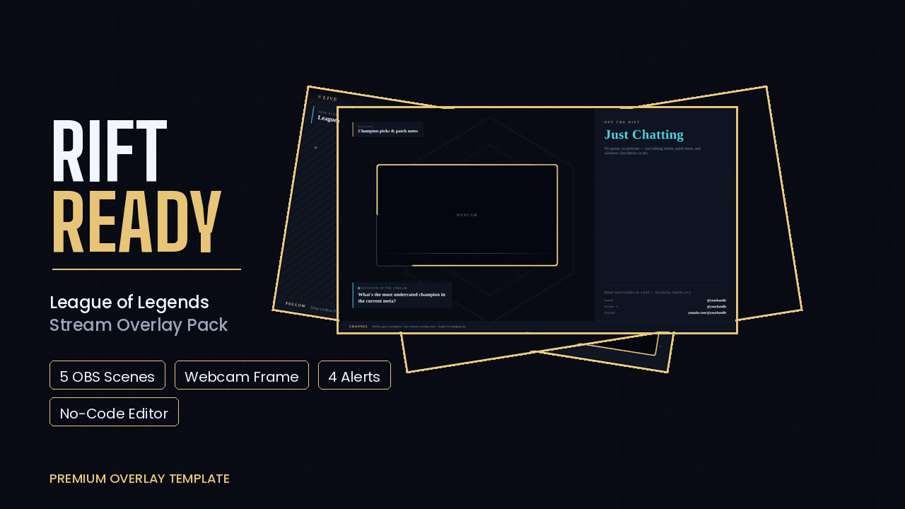Paquete de escenas para streaming «Rift Ready»